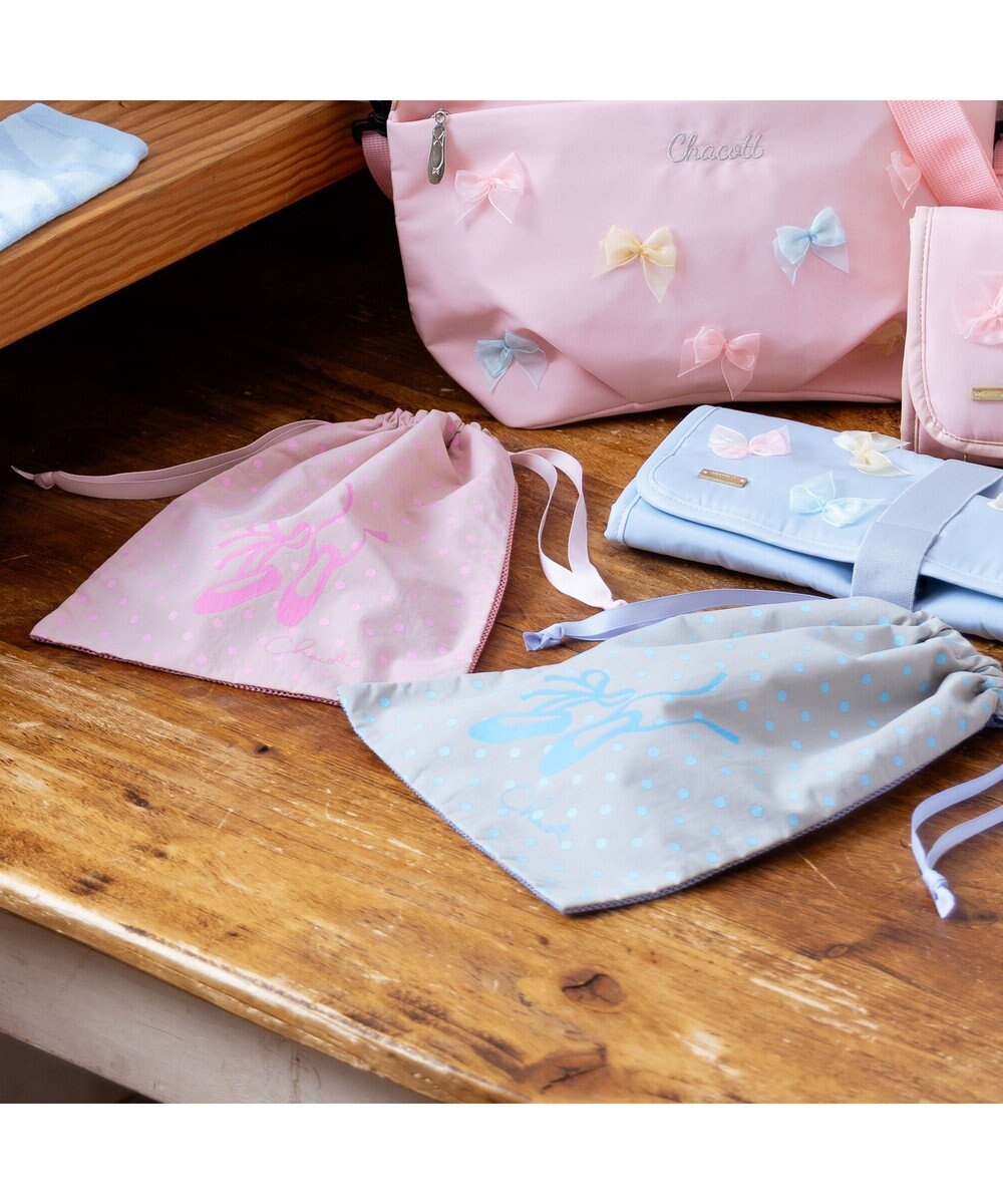 Chacott ドットメッシュ巾着M 