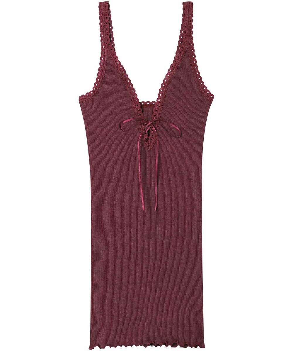 AMPHI あったかインナー 薄手 リブ素材 キャミソール UWF160 アンフィ／ワコール 