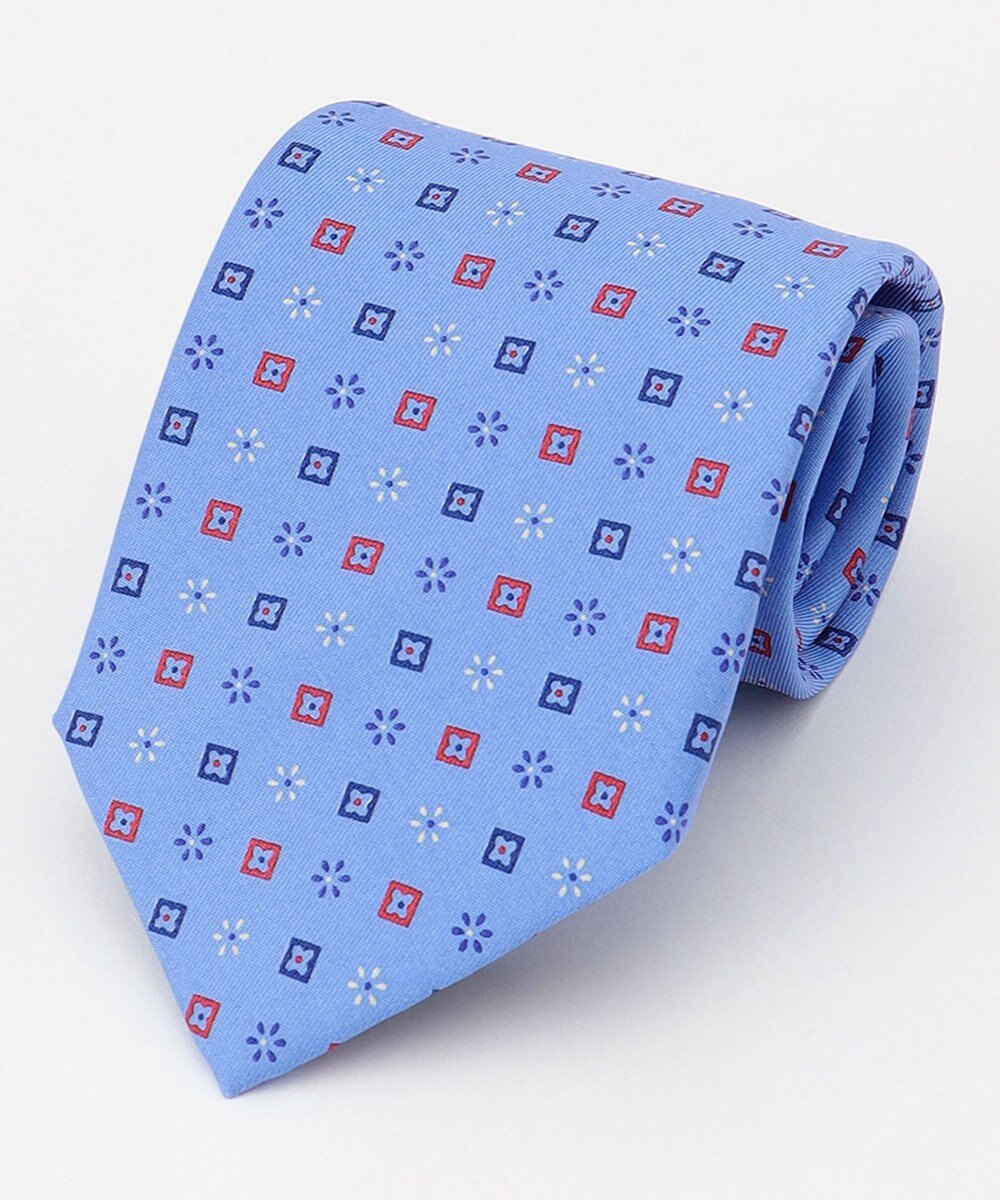 J.PRESS MEN コンビ小紋プリント ネクタイ 