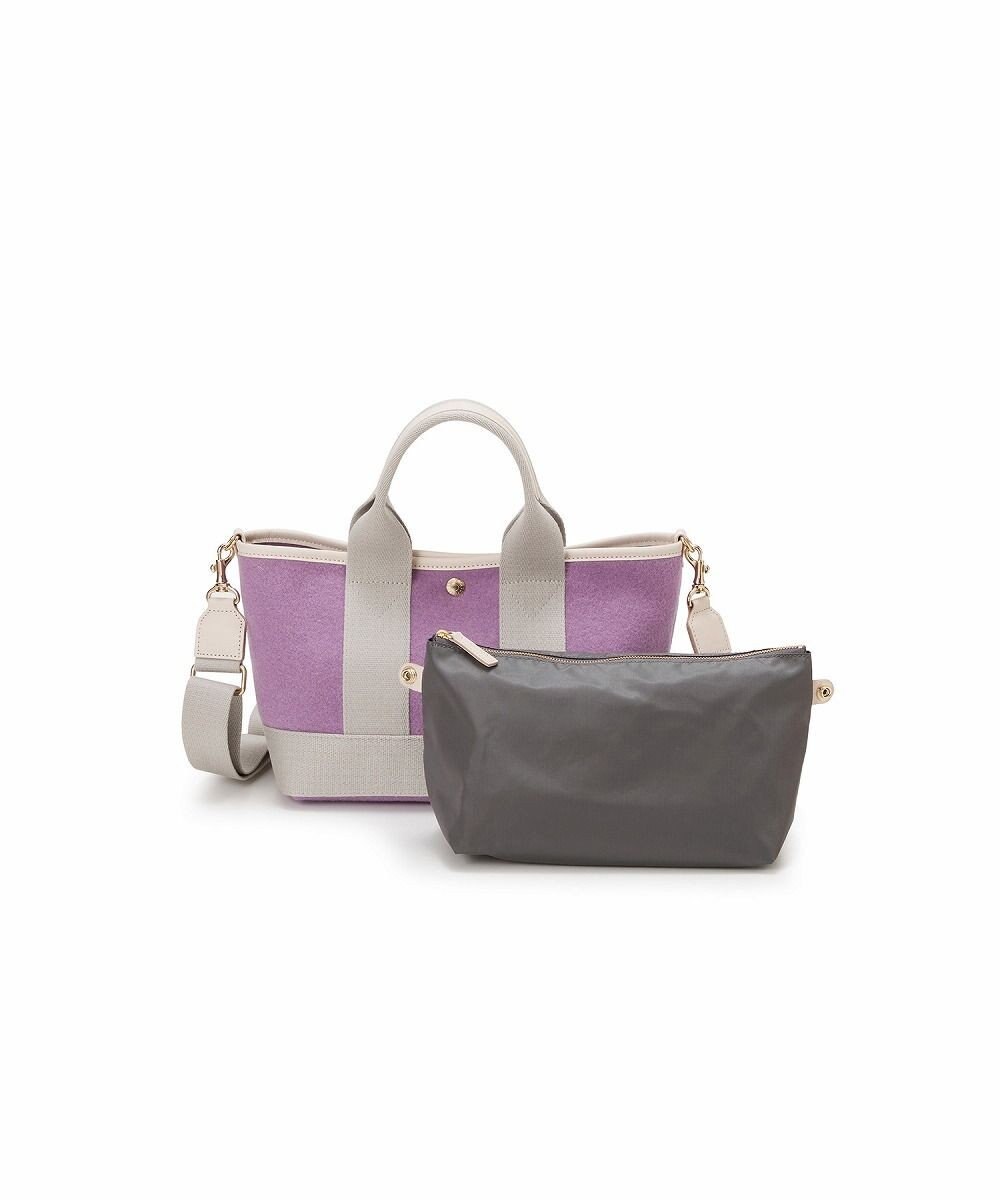 TOPKAPI 【Breath TOPKAPI】イタリアンフェルト ショルダー付 ミニ トートバッグ S 