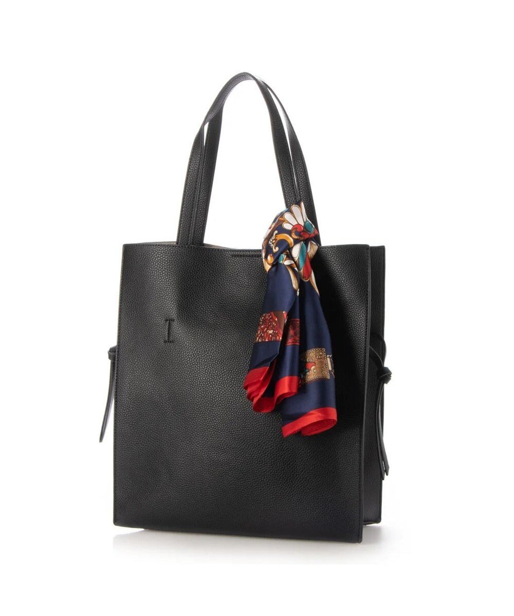 UNBILLION cachecache ビッグスカーフ付きサイド結びトート 