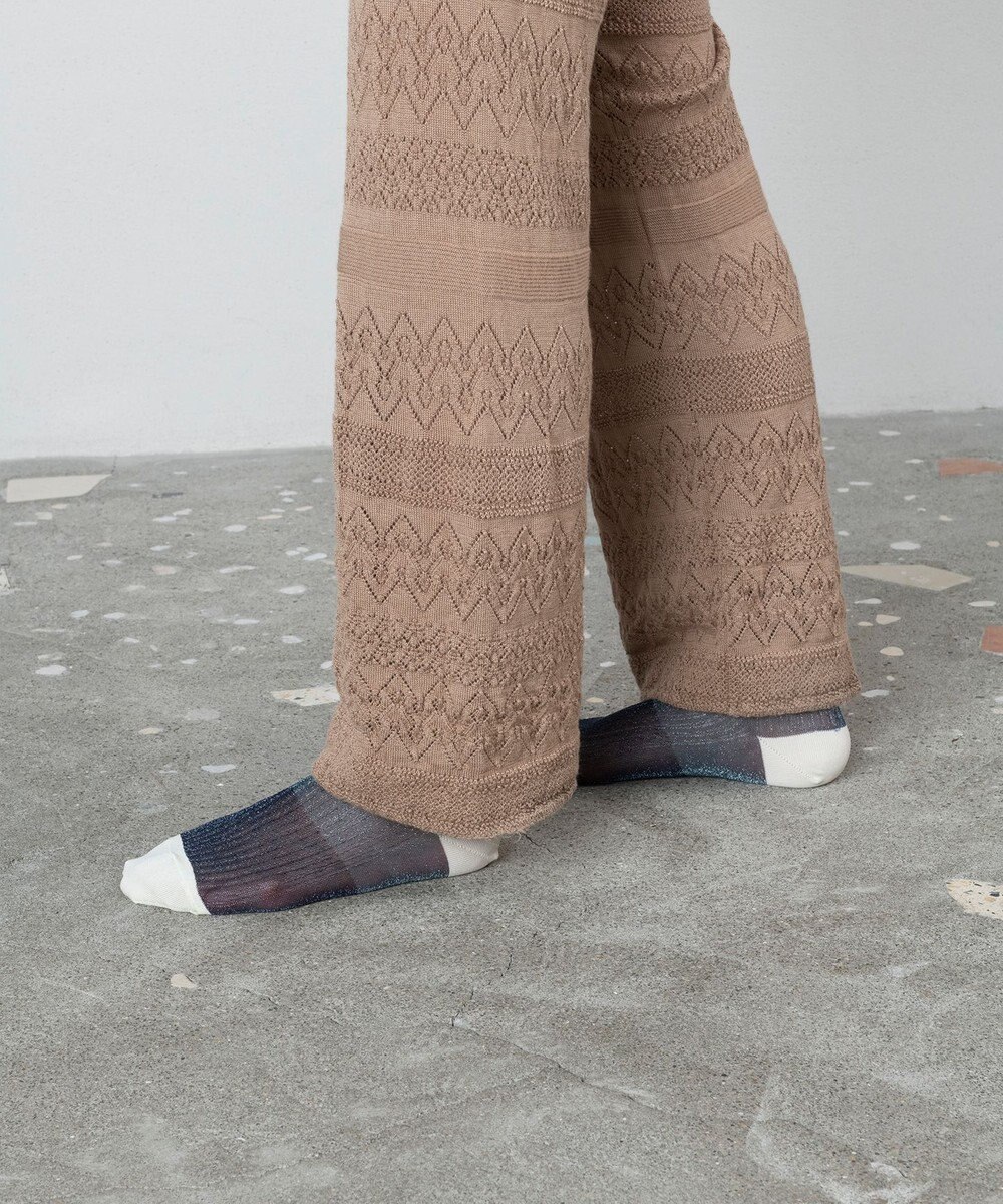 TRICOTE 【贈り物におすすめ】アンクレット付きシアーソックス 