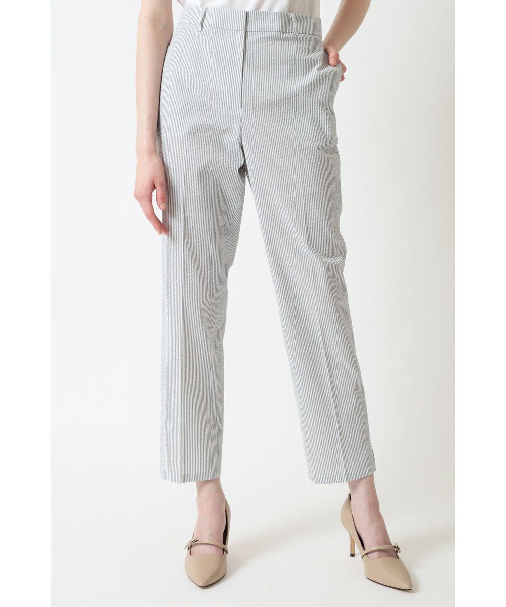 DAKS COOL MAX シアサッカークロップドパンツ 