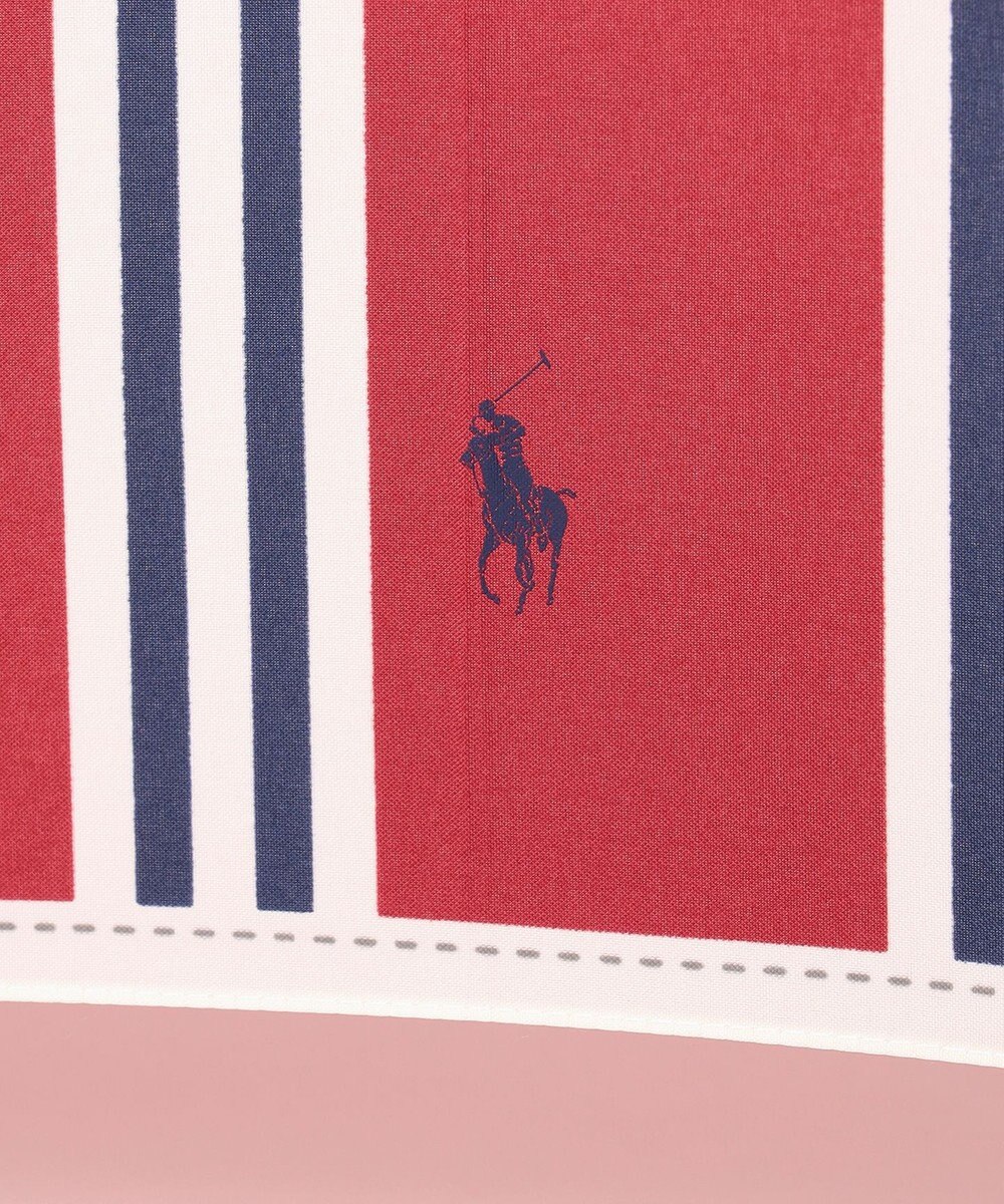 MOONBAT POLO RALPH LAUREN(ポロ ラルフローレン) 長傘 ワンポイント ストライプ 75デニール 日本製 