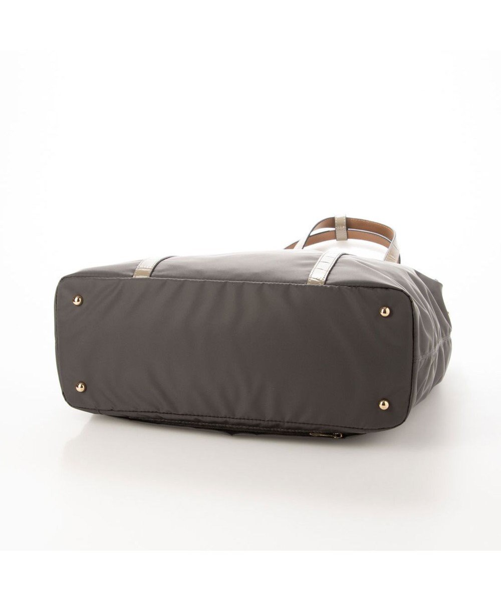 LA BAGAGERIE 【エコユース】ナイロン×型押しエナメル　2WAYA4トート 