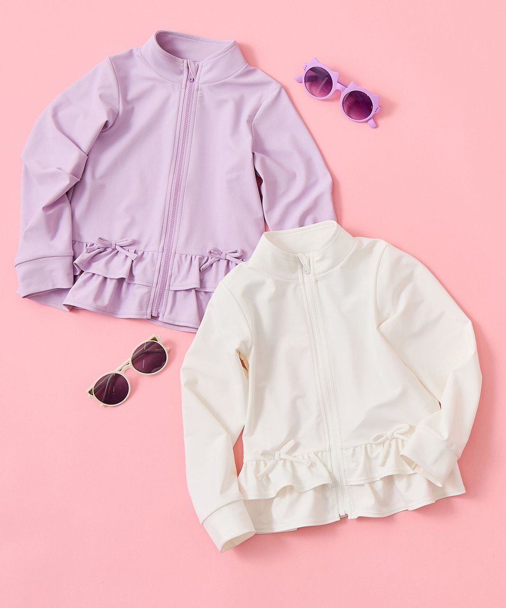 ANY KIDS 裾フリル ラッシュガード 