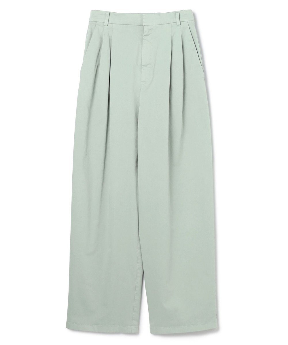 BEIGE， 【洗える・Oggi 11月号掲載】HAMLIN / コットンストレッチ2タックワイドパンツ 