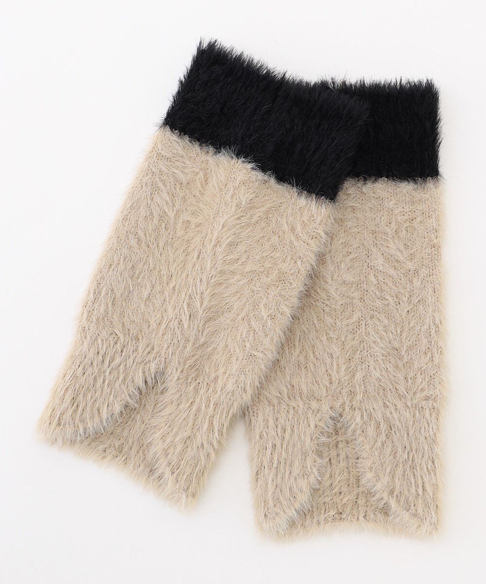 steppi 【洗える】ファー レッグウォーマー 