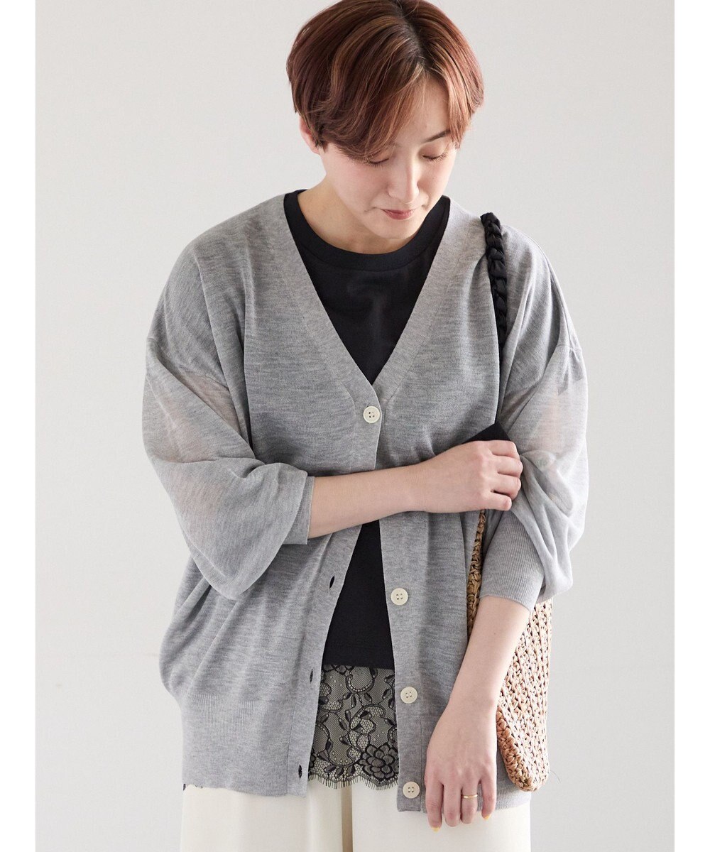 Te chichi 【接触冷感/マシンウォッシャブル】レースヘムTシャツ《2026 SUMMER LOOK item》 