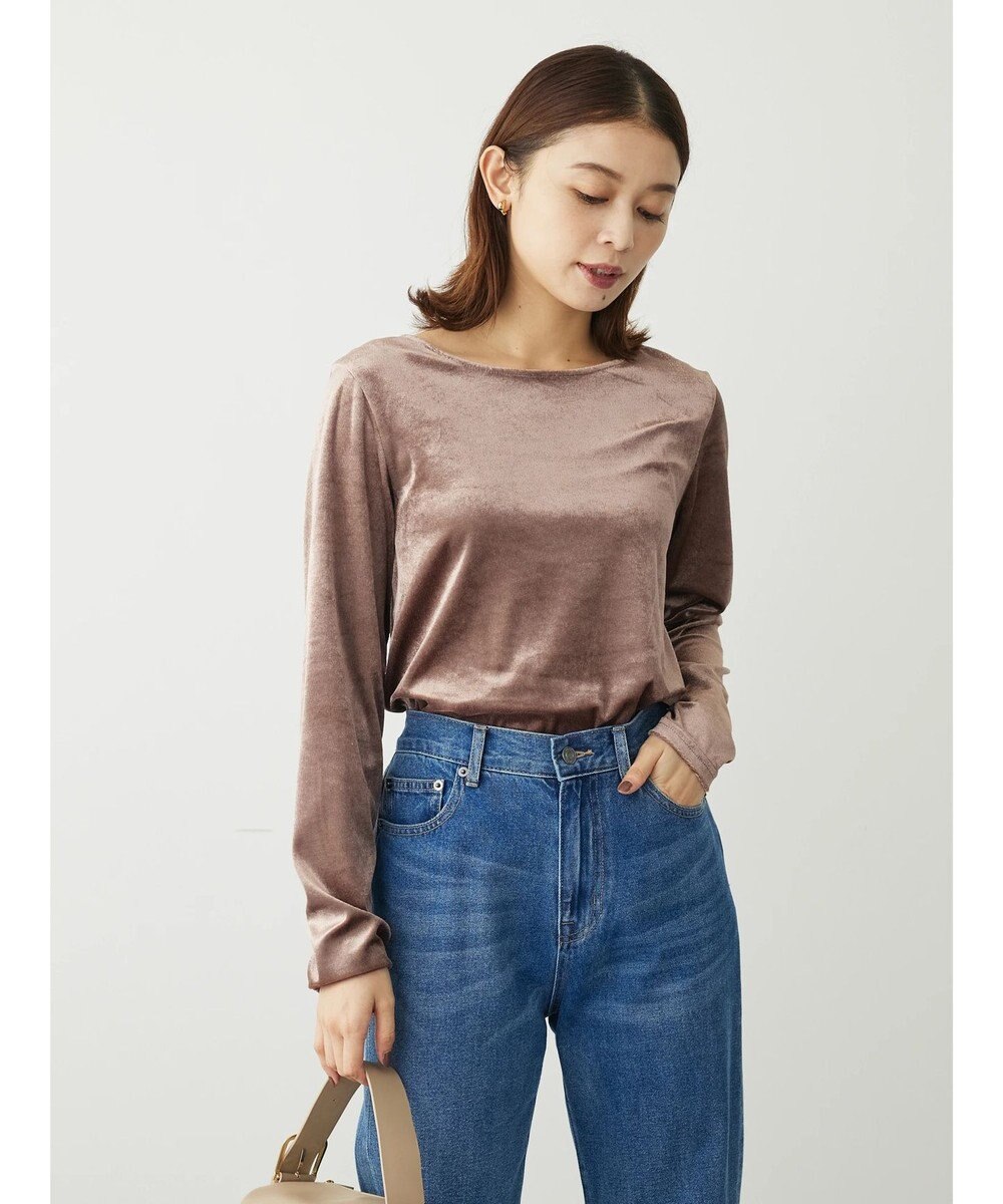 Green Parks ・ＥＬＥＮＣＡＲＥ　ＤＵＥ　ベロアクルーロングＴＥＥ 