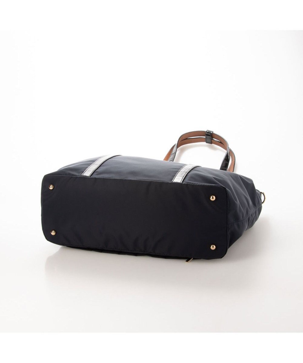 LA BAGAGERIE 【エコユース】ナイロン×型押しエナメル　2WAYA4トート 