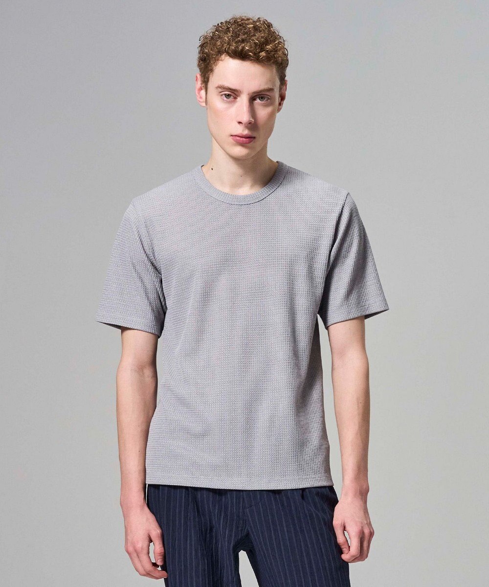 JOSEPH HOMME 【新色追加】メランジクロスジャージー　クルーネックカットソー 