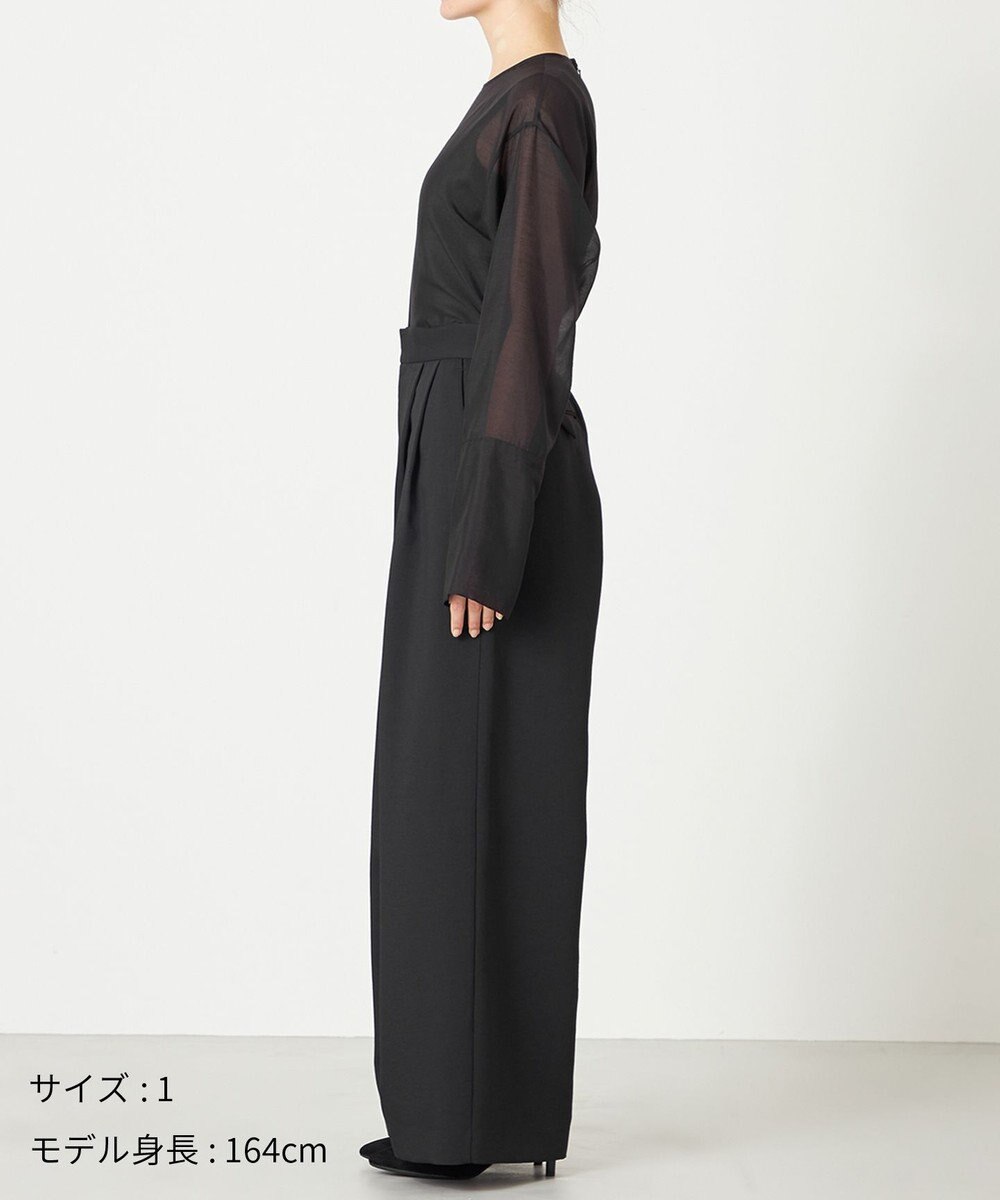 NAVE 【ReNAVE・洗える/UVカット】スパンポリエステル パンツ 