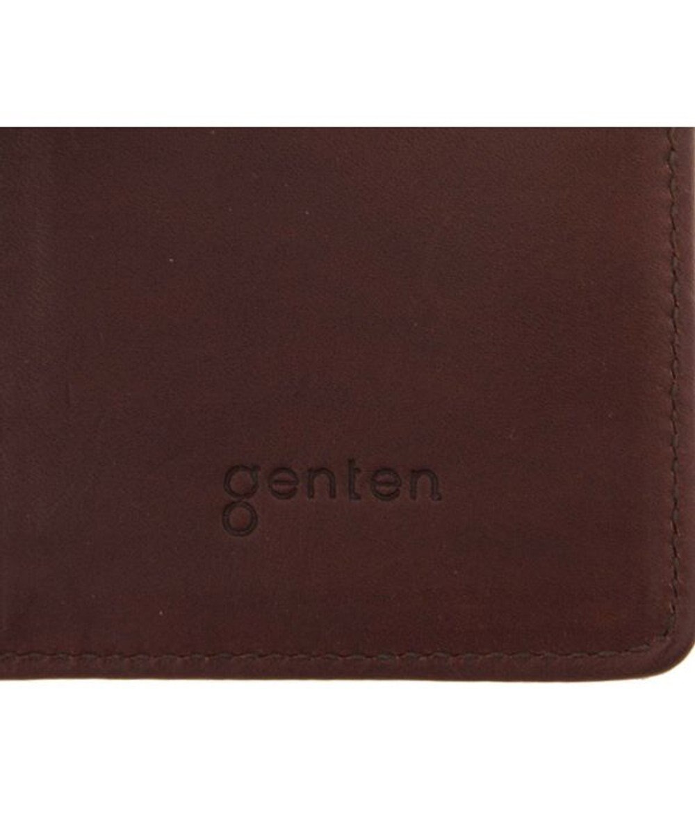 genten カットワーク 二つ折り財布 