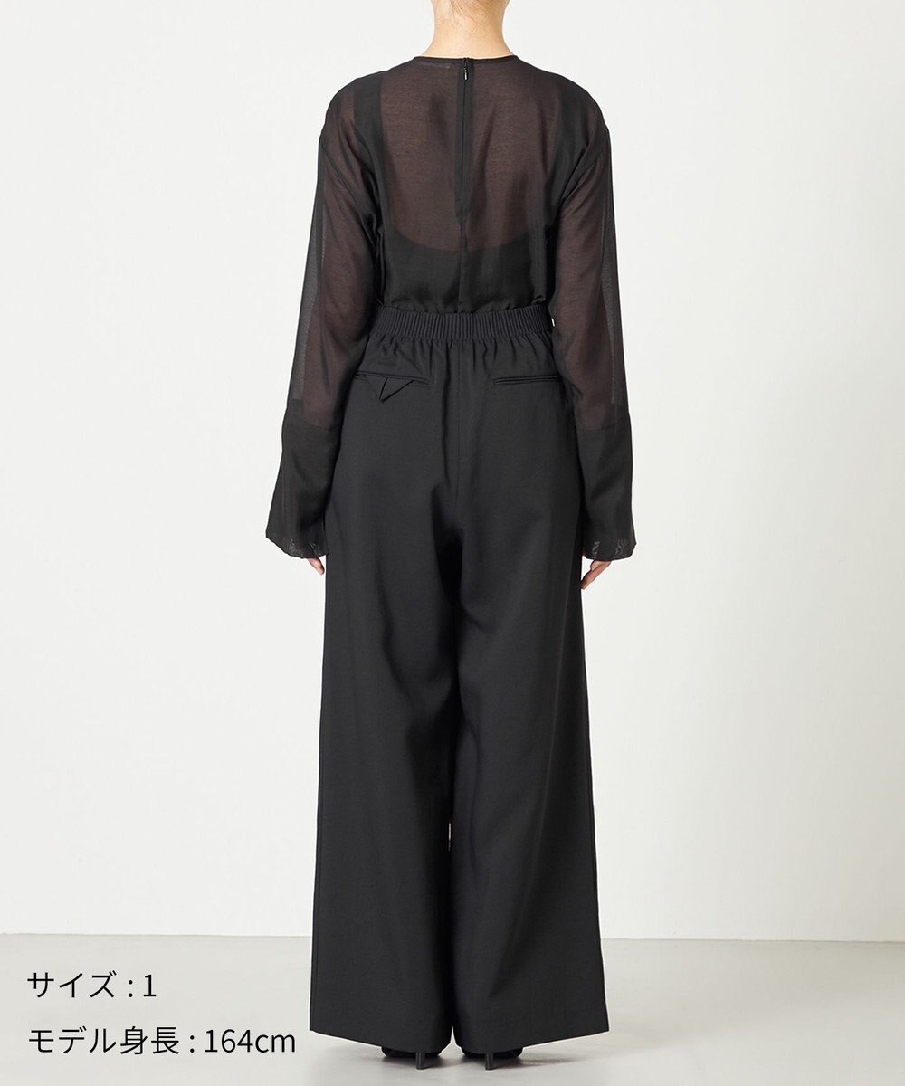 NAVE 【ReNAVE・洗える/UVカット】スパンポリエステル パンツ 