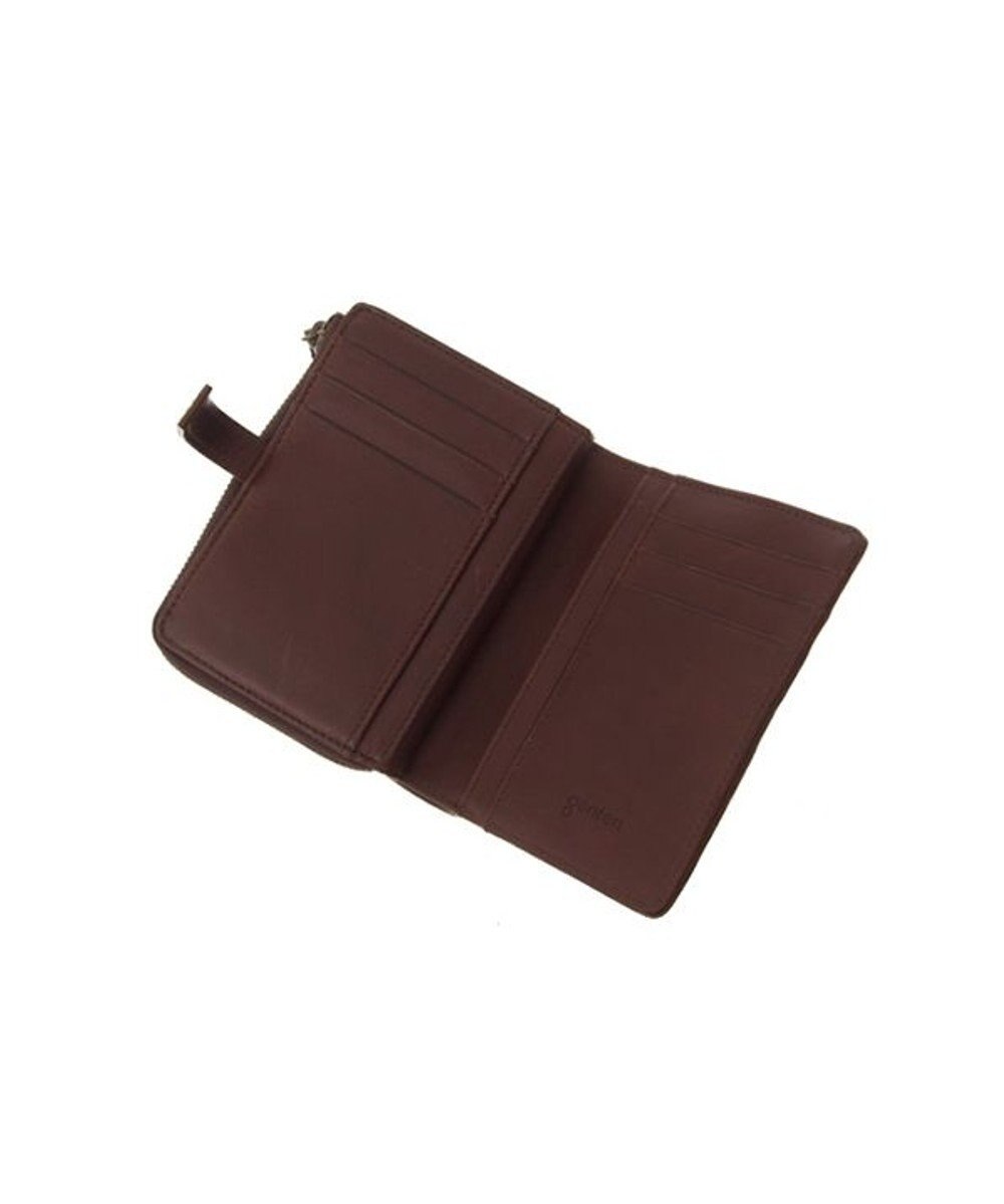 genten カットワーク 二つ折り財布 