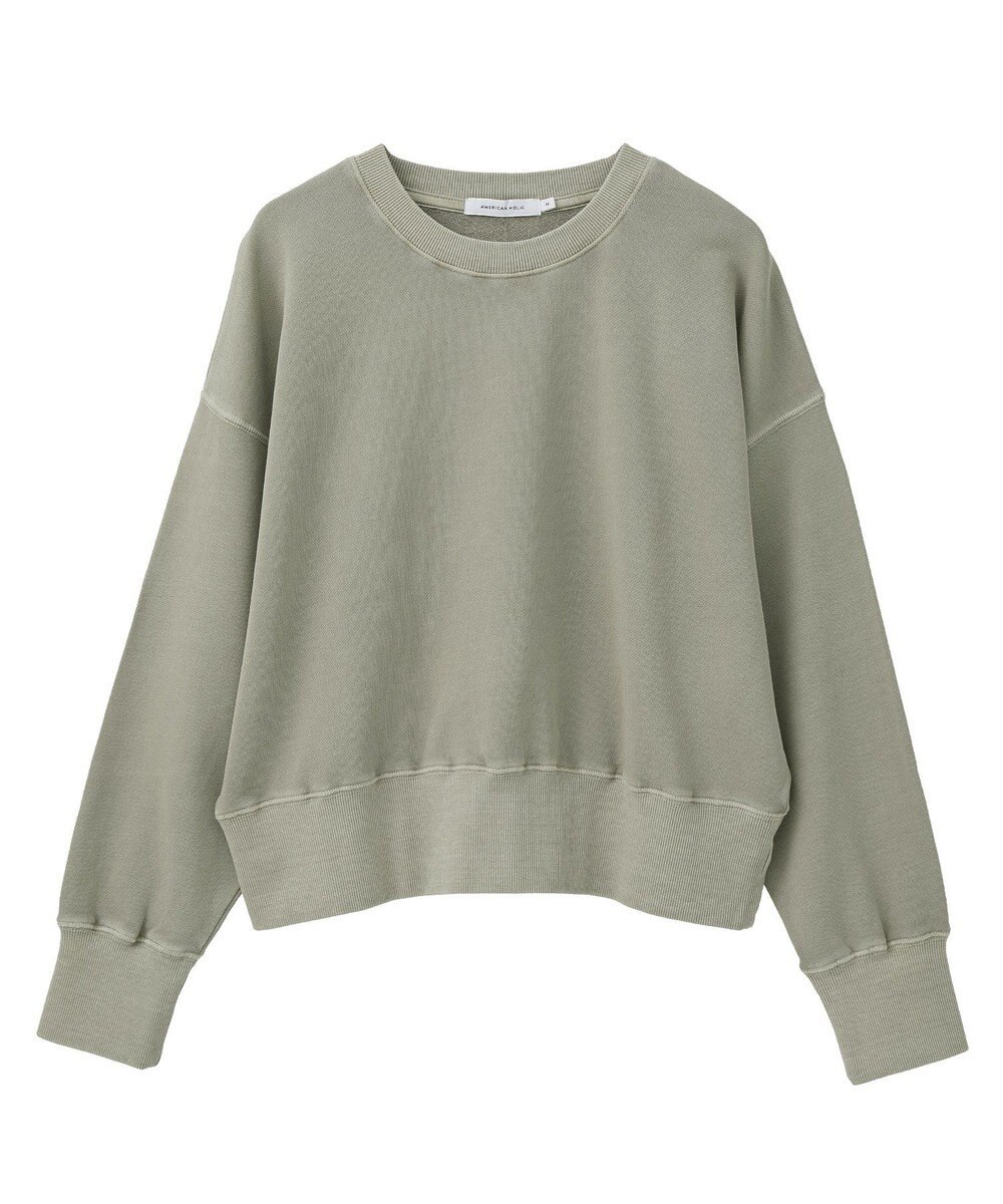 AMERICAN HOLIC ピグメント裏毛プルオーバー 