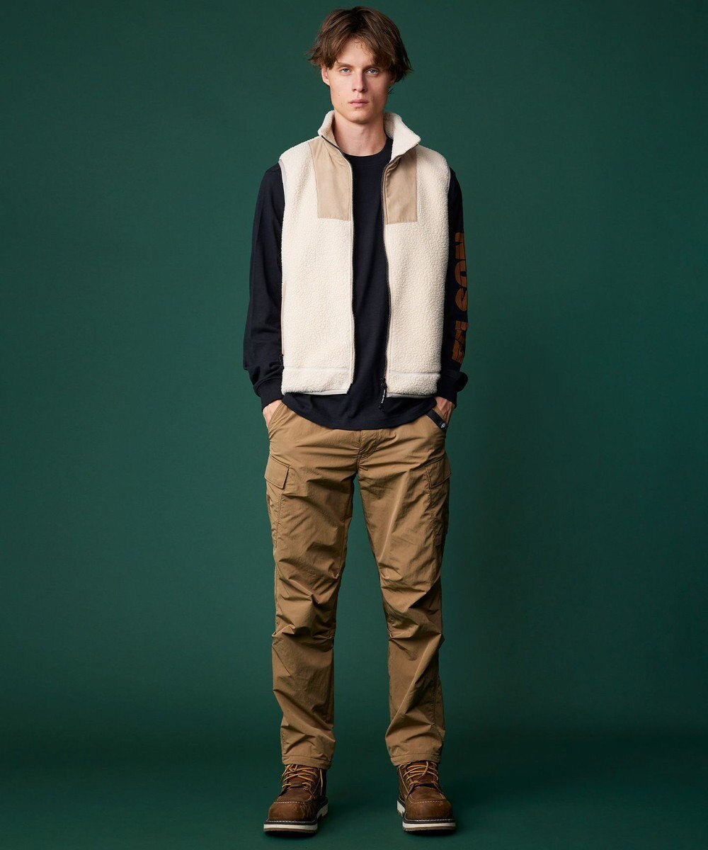 JOSEPH ABBOUD MOUNTAIN 【ECO撥水/起毛裏地】マイクロリップワッシャー カーゴ パンツ 