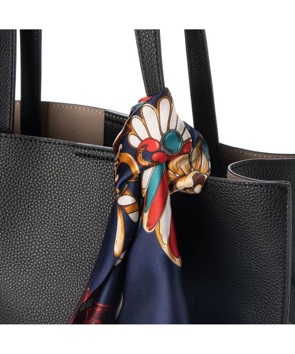 UNBILLION cachecache ビッグスカーフ付きサイド結びトート 