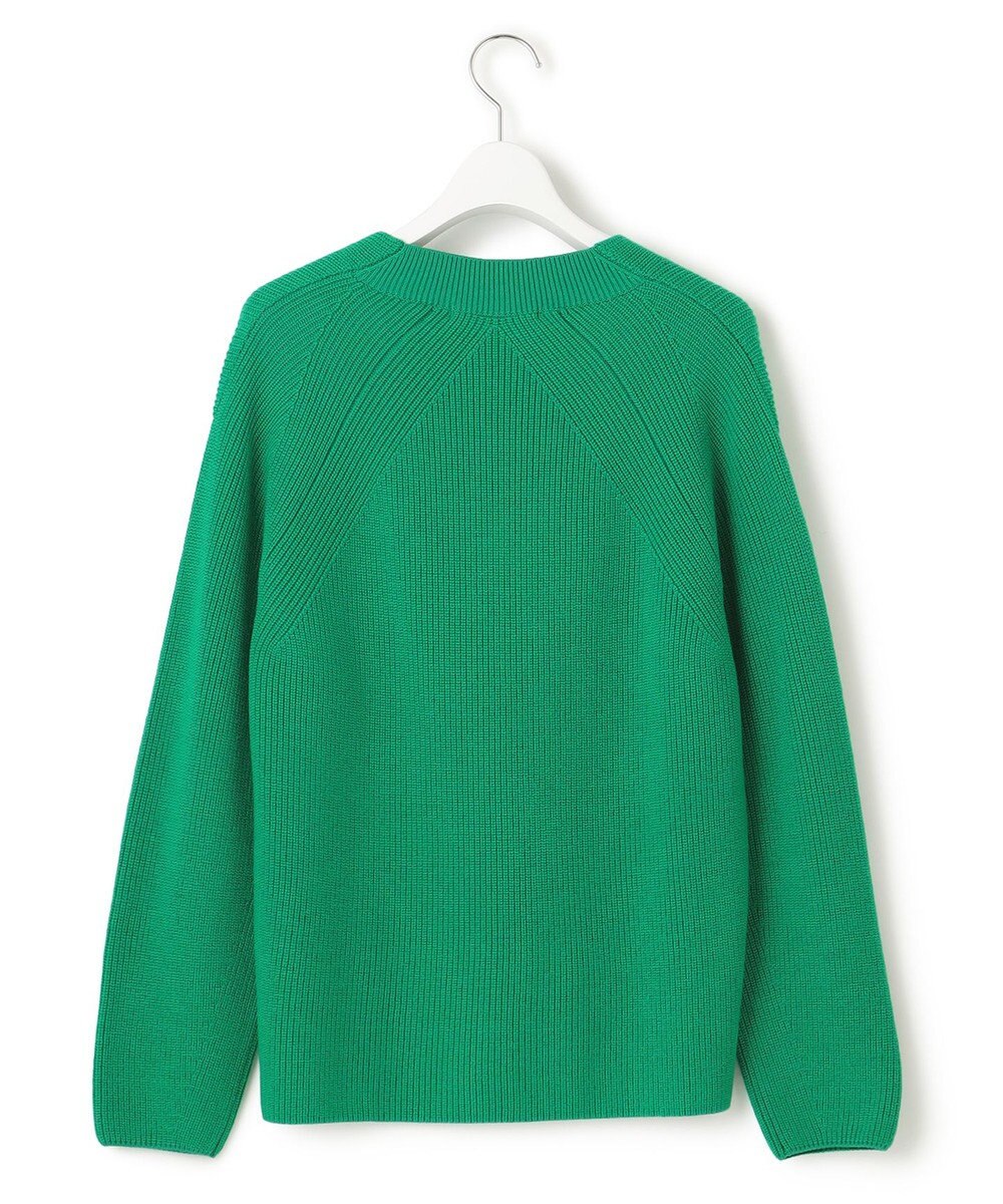 23区 【洗える】ウールミドルゲージ Vネック ニット 