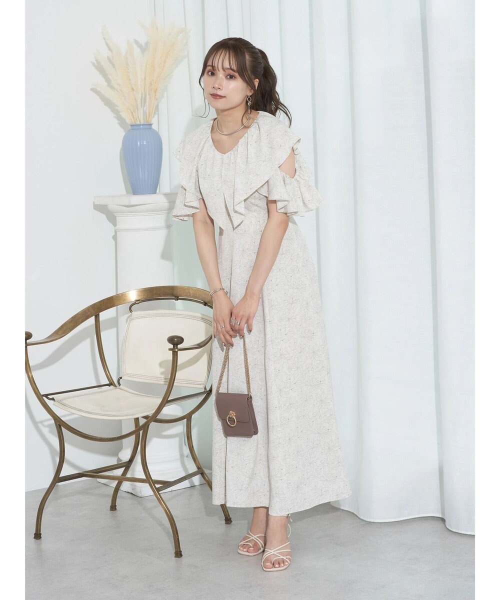 earth music&ecology ２ＷＡＹ　フリルスリーブワンピース 