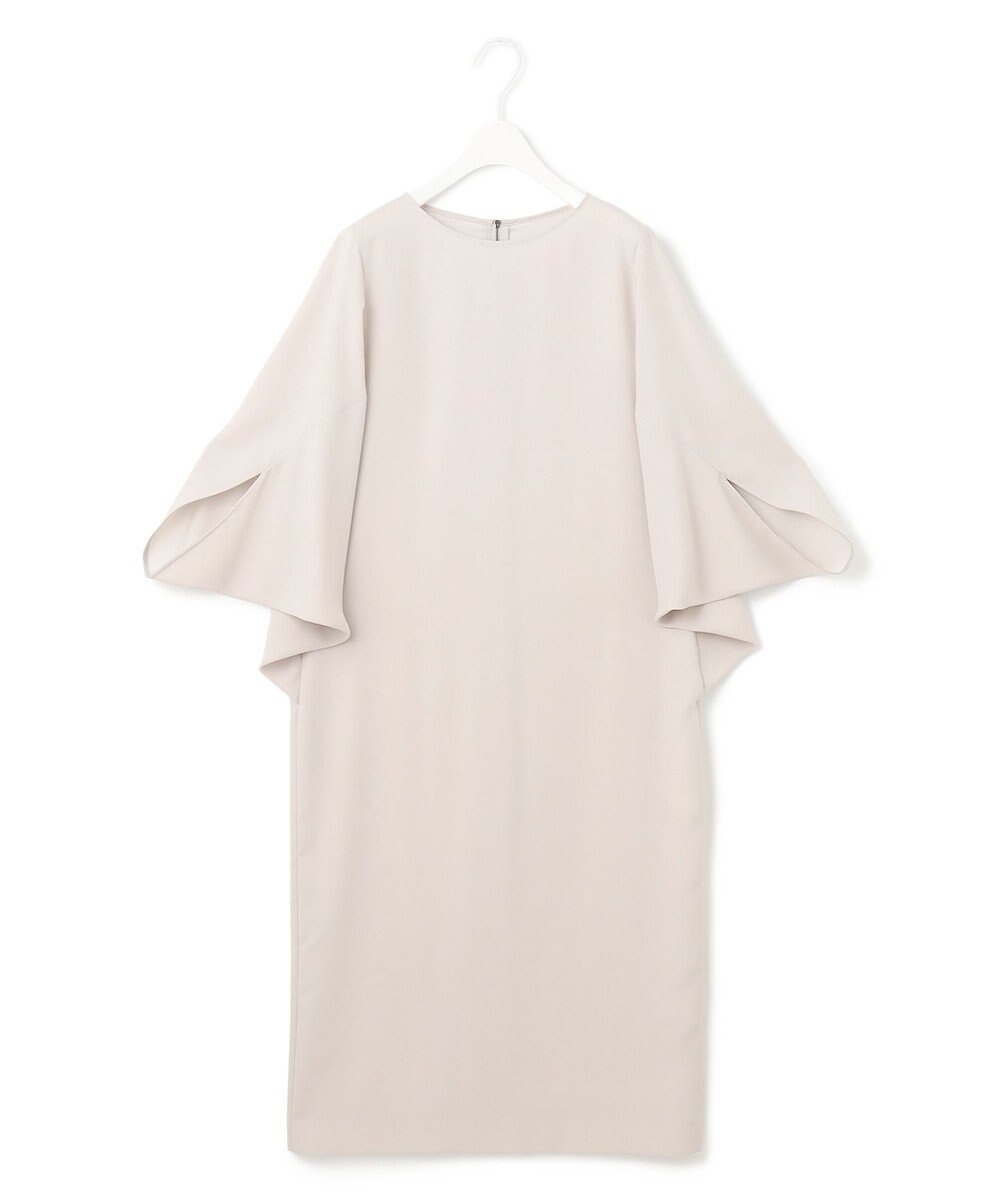 ICB L 【UVケア・接触冷感・速乾・防シワ・洗える】FluidBackSatinドルマンスリーブワンピース 