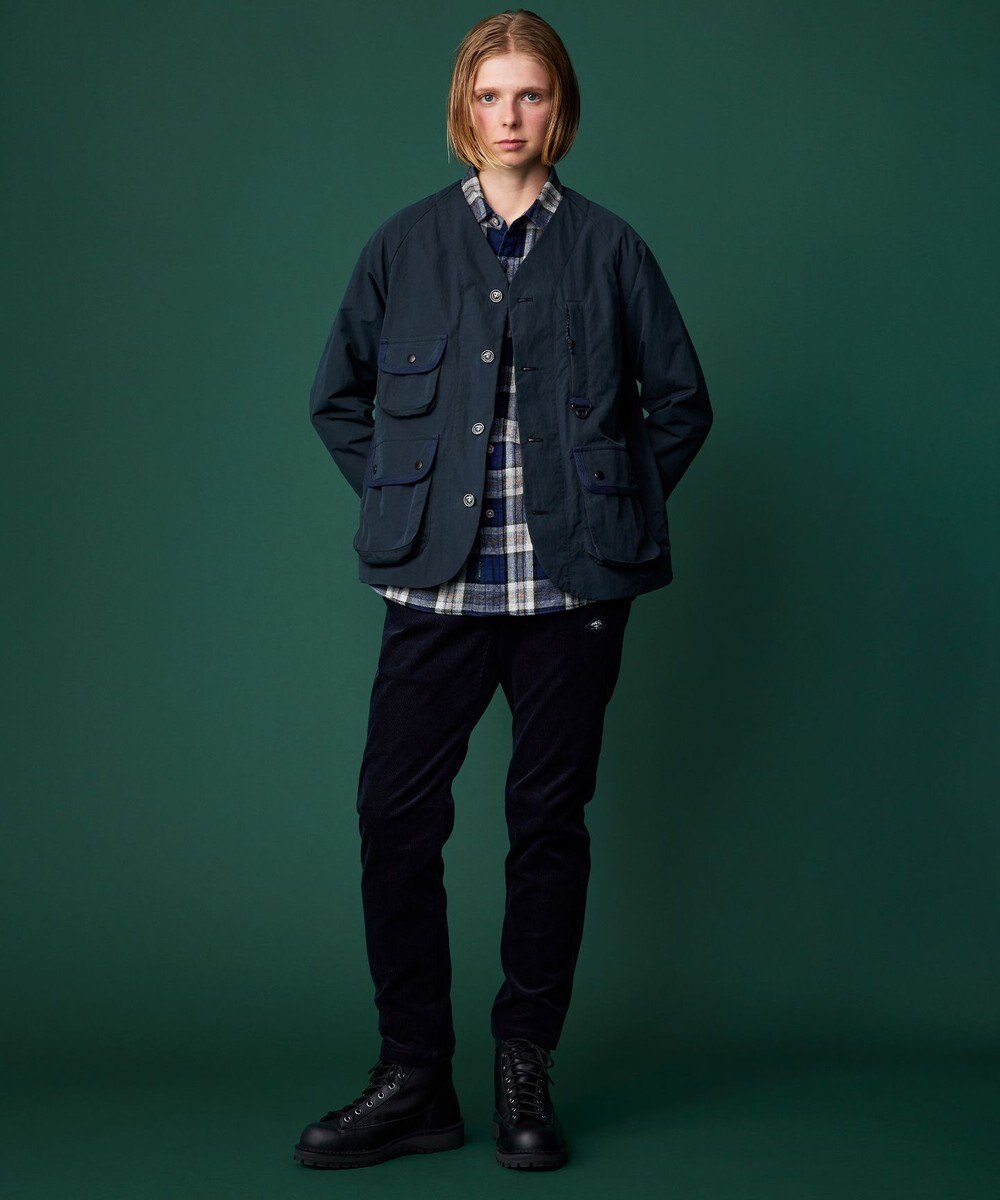 JOSEPH ABBOUD MOUNTAIN 【ECO撥水/起毛裏地】マイクロリップワッシャー ブルゾン 