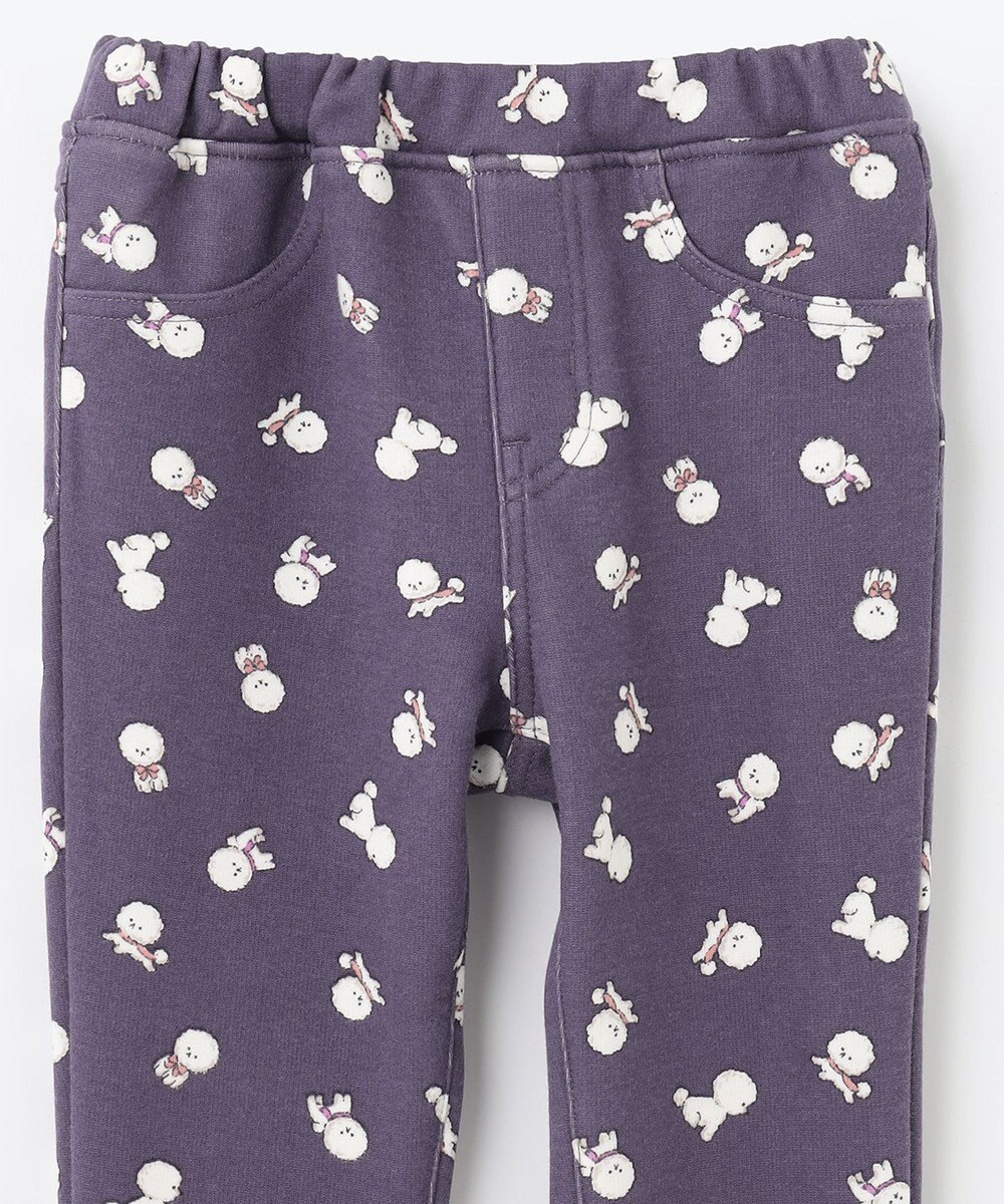 ANY KIDS 裏シャギー総柄ガーリーパンツ 