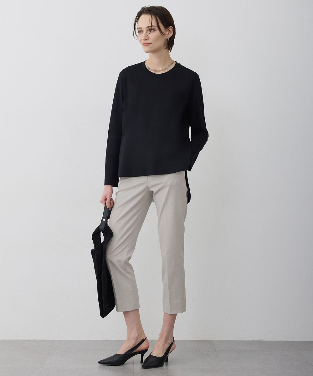 ICB L シフォンプリーツコンビ カットソー 