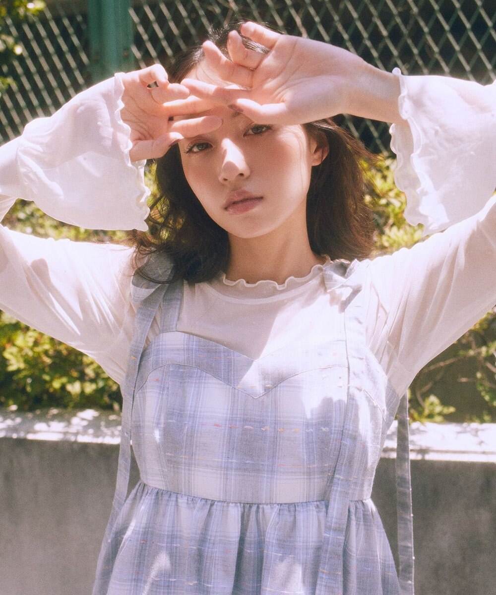 earth music&ecology フロッキードットメロープルオーバー 