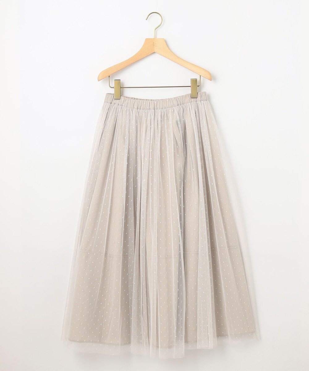 組曲 【2WAY】ドットチュールリバーシブル スカート 