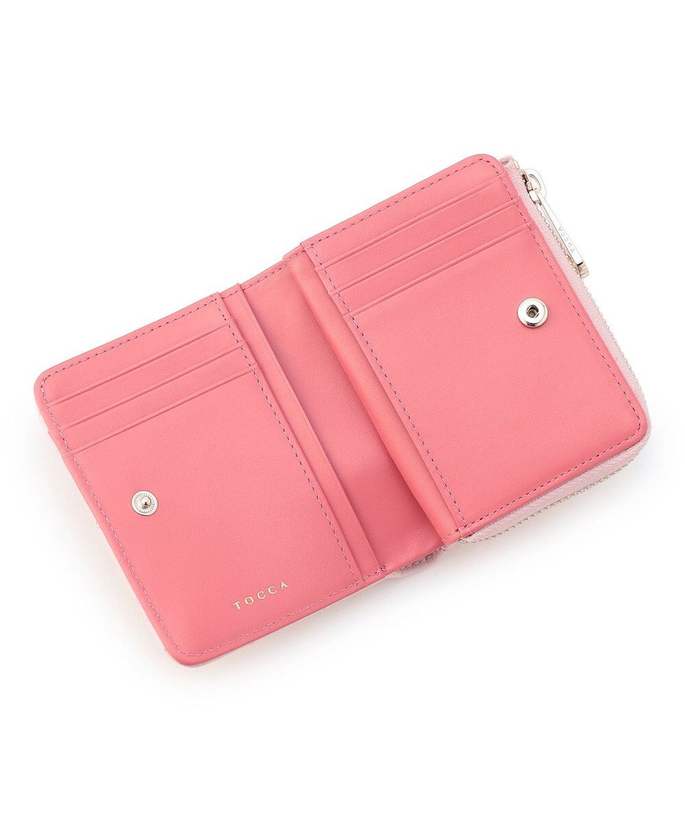 TOCCA TRACE PAVE BIFOLD WALLET 二つ折り財布 