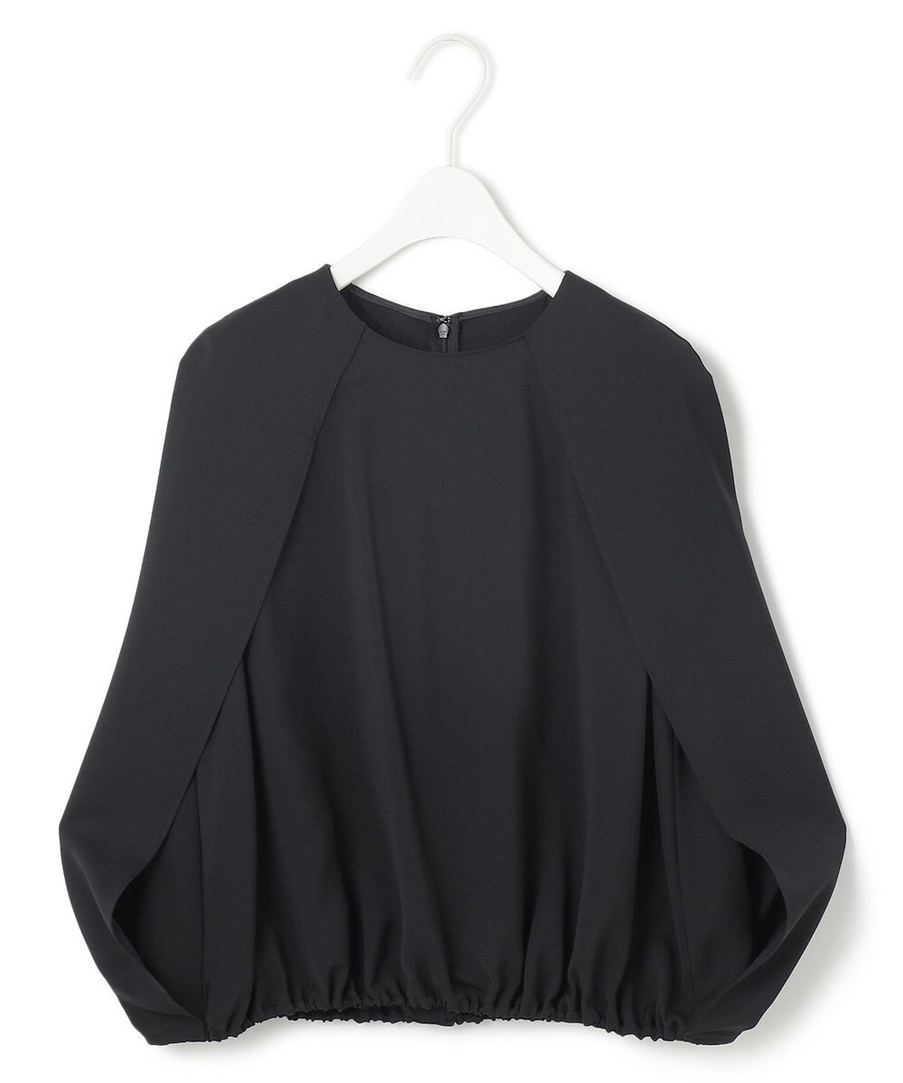 ICB L 【接触冷感・UVケア・吸水速乾・防シワ・洗える】 ドレープツイル ブラウス 