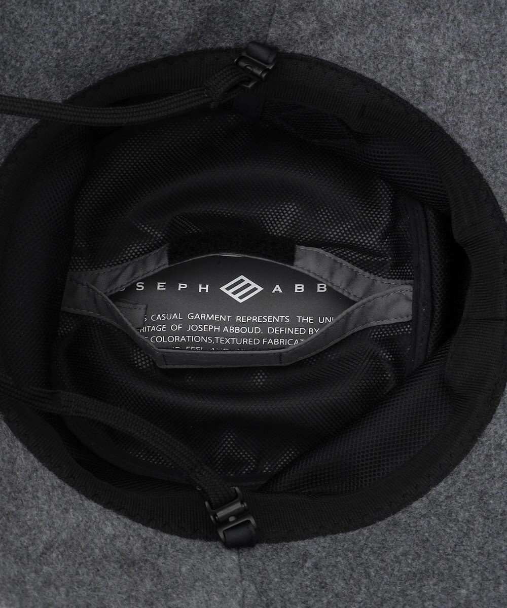 JOSEPH ABBOUD MOUNTAIN 【折り畳み可】ハイカウントマイクロフリース ハット 