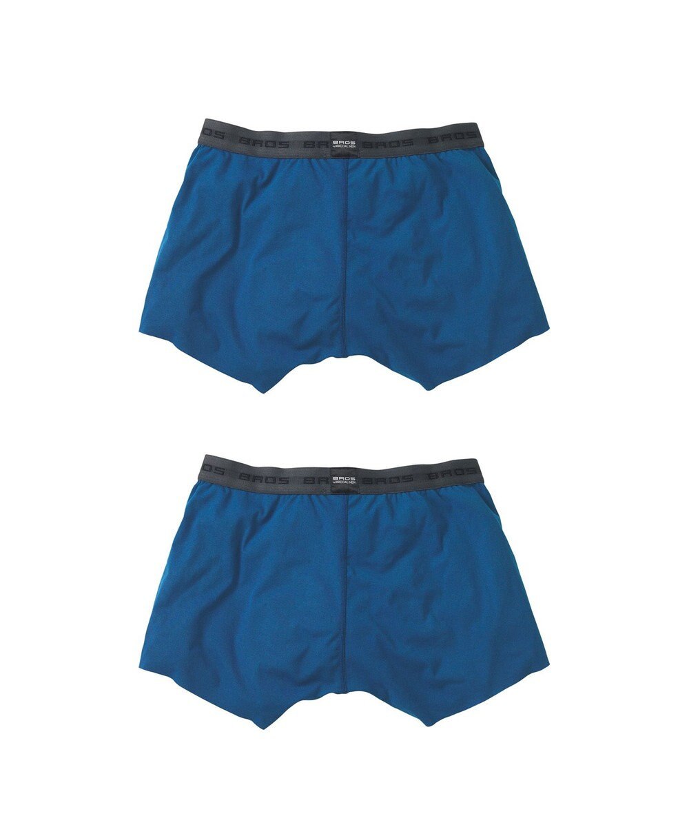 WACOAL MEN ボクサーパンツ 2枚セット 【オーガニック綿混ボクサー】 快適 吸汗速乾 抗菌防臭 やさしい肌あたり フリーカッティング(裾部分) 環境に配慮 前閉じ GT2310 /ブロス バイ ワコールメン 