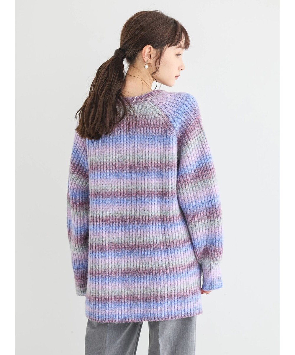 AMERICAN HOLIC グラデーションラグランニットプルオーバー 