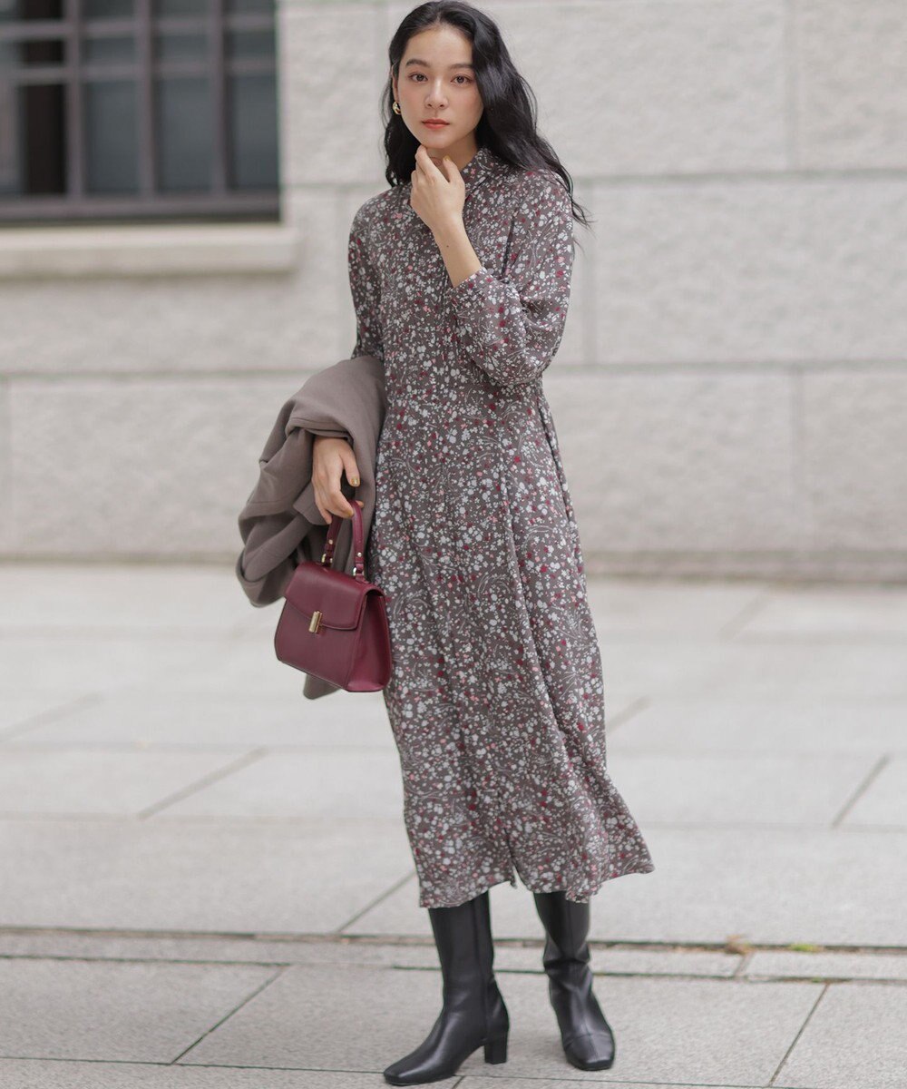 組曲 プティフラワープリント ワンピース 