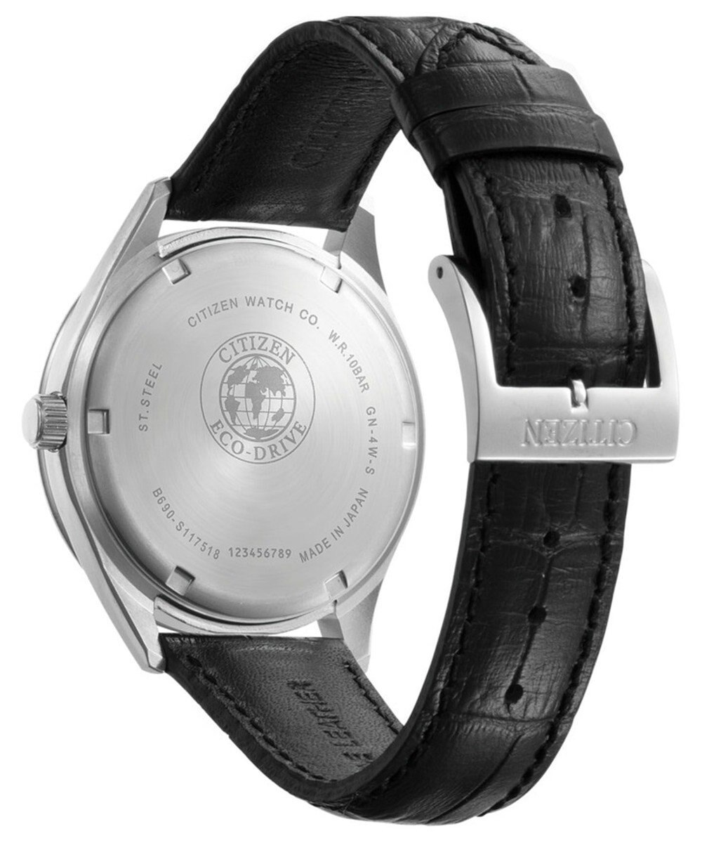 CITIZEN 【ギフトに】シチズン 上品なブルー文字板 日本製 電池交換いらず / オンオフで使える ビジネス 就活 