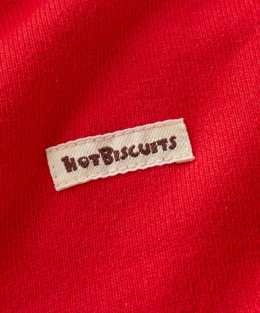 MIKI HOUSE HOT BISCUITS 【70-80cm】カーディガン重ね着風 7分丈カバーオール 