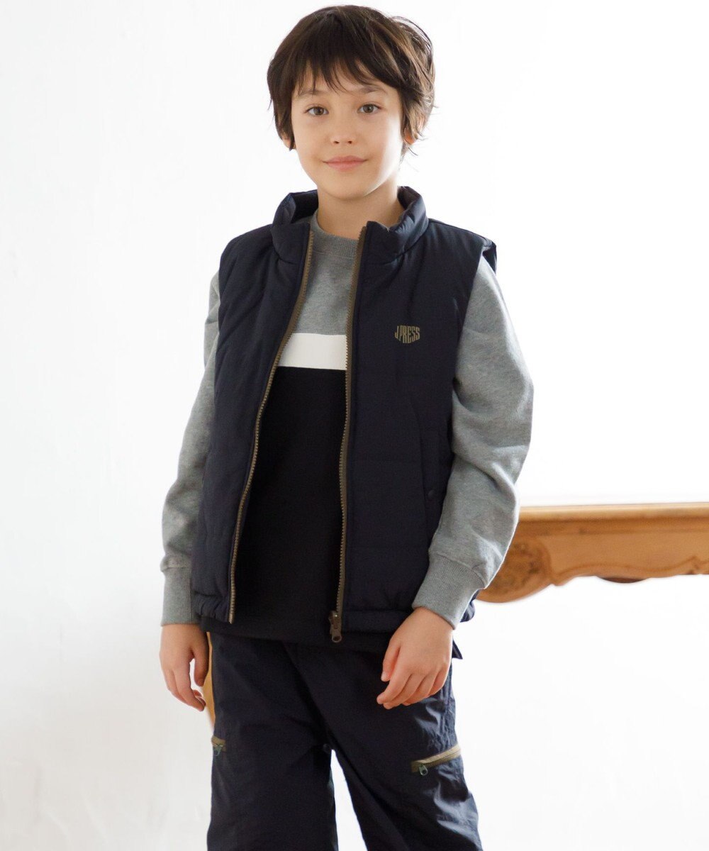 J.PRESS KIDS 【140-170cm】ブル刺繍 ブロッキングトレーナー 
