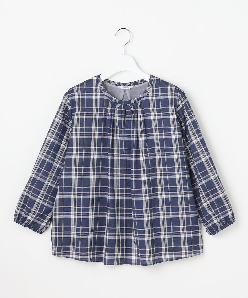 J.PRESS LADIES プロビスストライプ＆チェック カットソー 