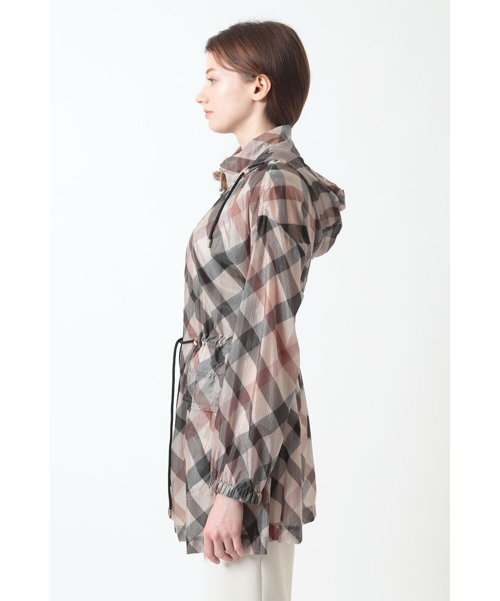DAKS ハウスチェックシアー リップルコート 