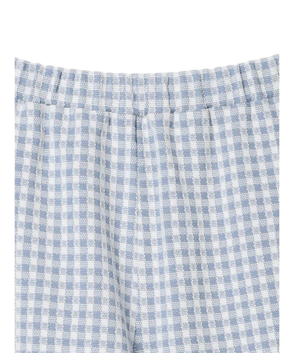 earth music&ecology チェックフレアイージーパンツ 