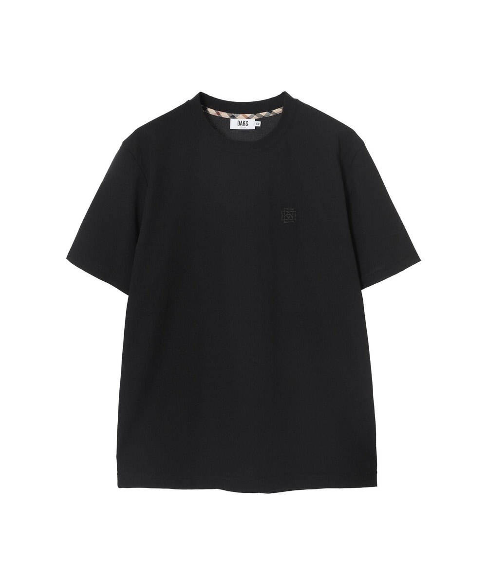 DAKS エンボスロゴ ポリエステルTシャツ 