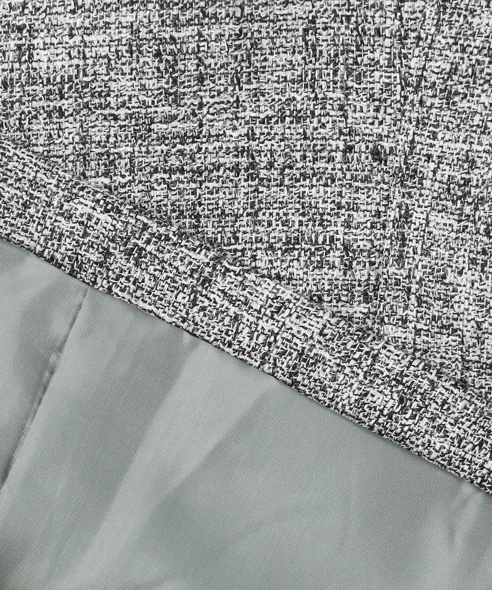 J.PRESS LADIES 【セットアップ対応】Light Tweed ノーカラー ジャケット 