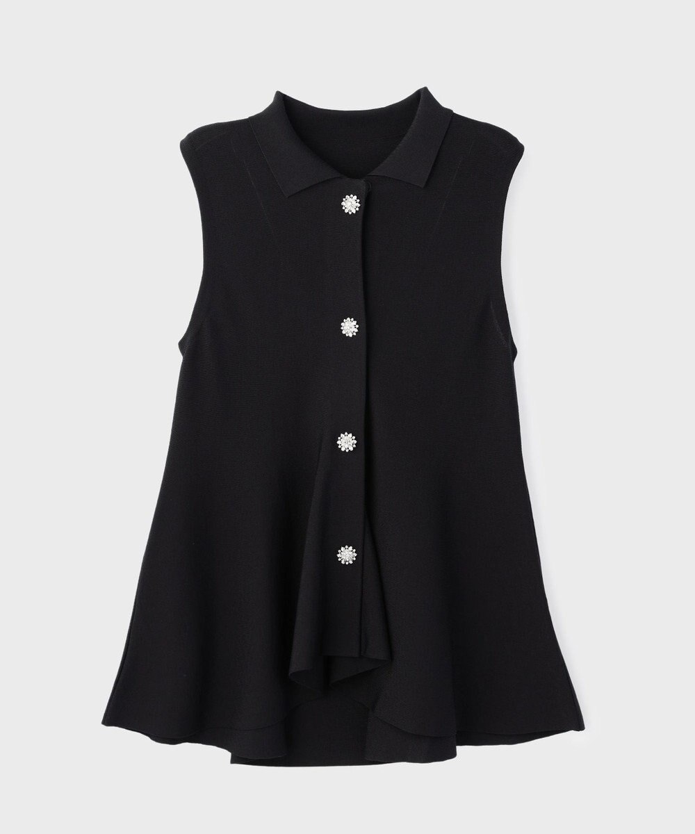 GRACE CONTINENTAL ビジューニットベスト 