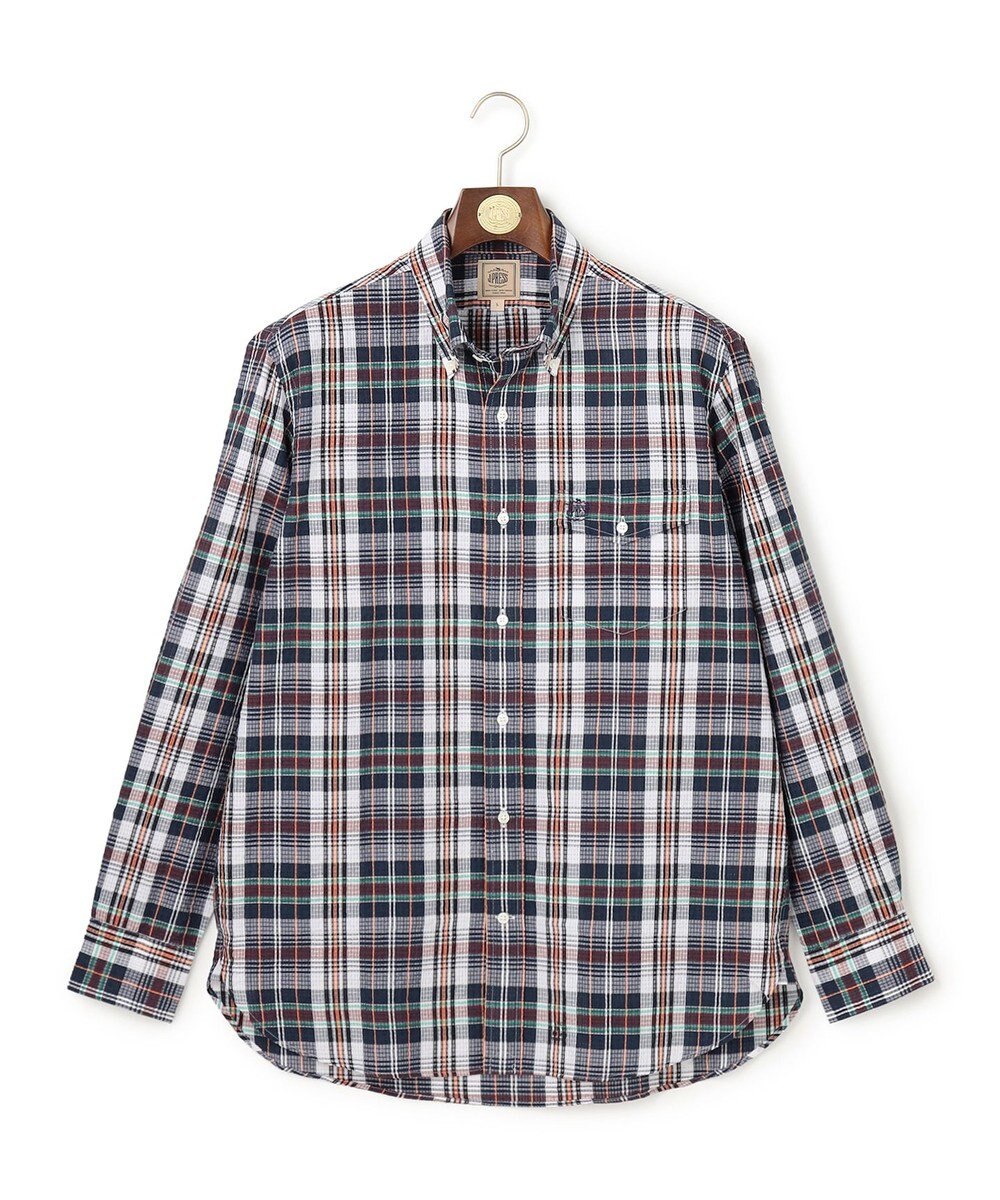 J.PRESS MEN 【Aero Weave】クールマックス サッカーシャツ / B.D. 