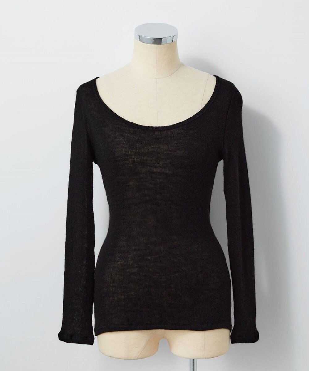 TOQUE 〈大草直子さんアドバイザー〉ロイヤルベビーアルパカ針抜きスムスインナートップス 