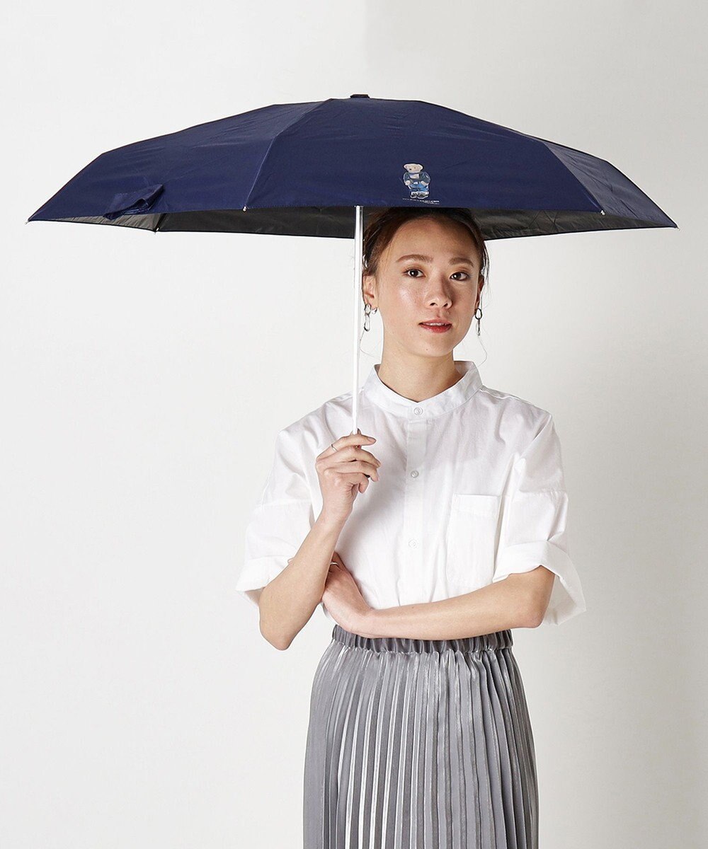 MOONBAT 【WEB限定】POLO RALPH LAUREN(ポロ ラルフローレン) 晴雨兼用日傘 折りたたみ傘 コンパクト ポロベア 一級遮光 遮熱 UV 