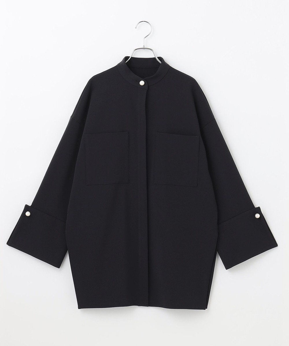 #Newans 【セレモニーにも】パールボタンビッグブラウス 